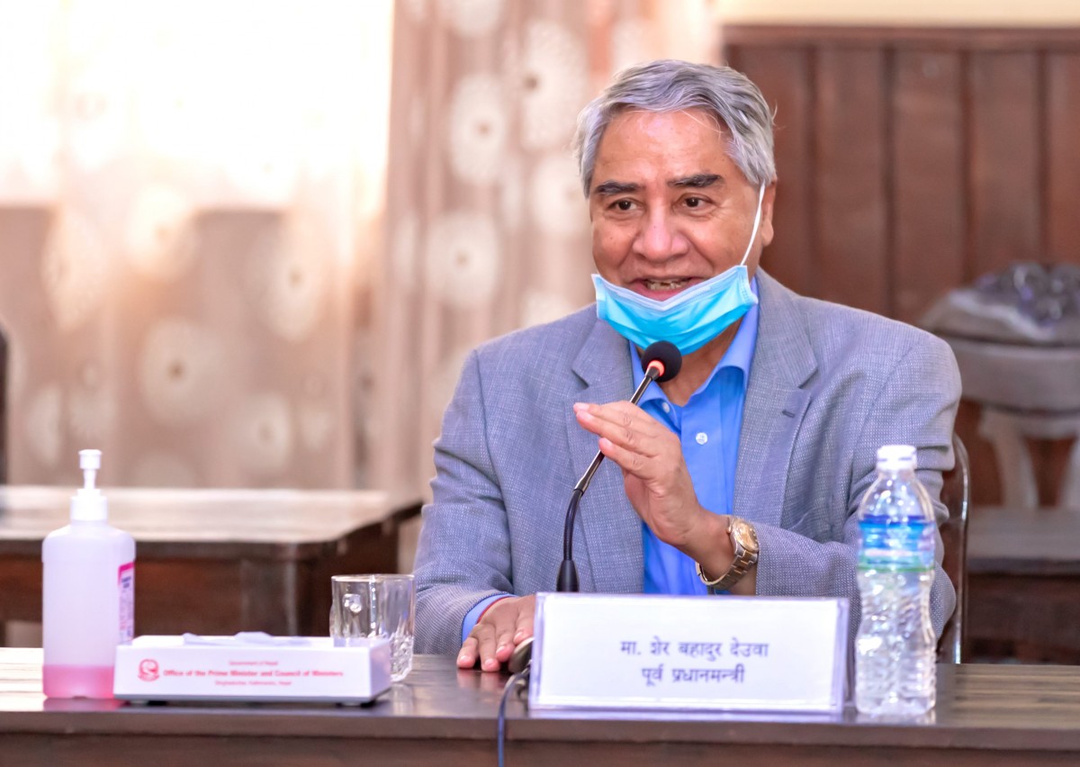 देउवा र भारतीय विदेशसचिवबीच भेटवार्ता
