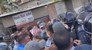 कांग्रेस वरिष्ठ नेता पौडेल प्रहरी नियन्त्रणमा, हिरासतबाटै भने, ‘प्रहरी दमन बन्द होस्’