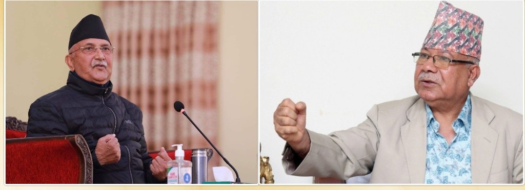 ओली र नेपालबीच मेरियट होटलमा वार्ता सुरु, विष्णु पौडेल पनि सहभागी