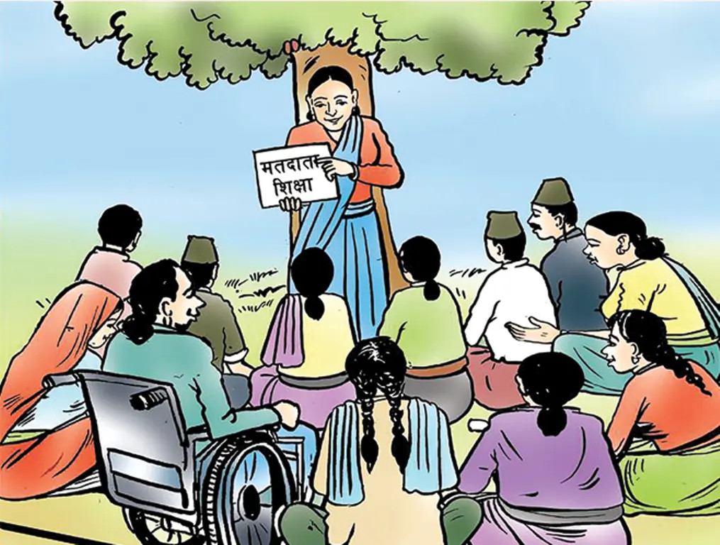 आजबाट घरदैलो मतदाता शिक्षा कार्यक्रम सुरु, ६ हजार ७४३ स्वयंसेविका परिचालन